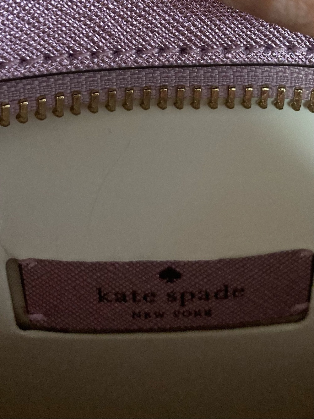 Kate Spade Kenzie Small Crossbody Tote Bag Quartz Pink Metallic Patent K1956 NWT - Picture 12 of 12